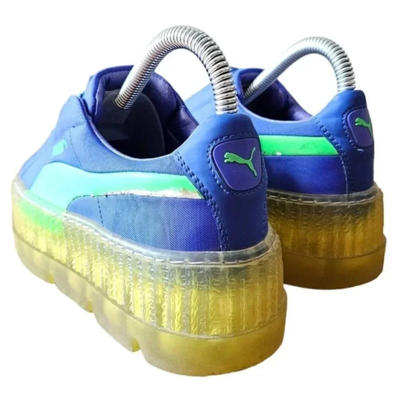 Fenty Rihanna x Puma Women's Sporty Blue Sneakers Shoes Size 6. - Picture 8 of 16